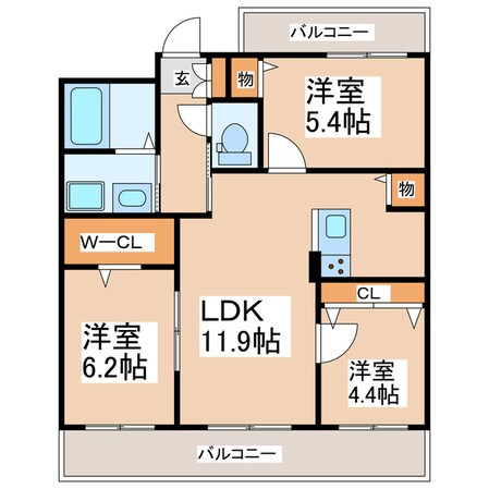 n.VILLAGE光の森西の物件間取画像